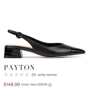 Donald Pliner Italian Cap Toe Slingback Pumps Current Season size 9.5 M BNWT